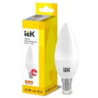 Лампа LED ALFA C35 свеча 10Вт 230В 3000К E14 IEK