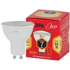                  Лампа светодиодная ECO LED MR16-7W-827-GU10 (диод, софит, 7Вт, тепл, GU10) (10/100/4000)
               