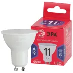                  Лампа светодиодная LED MR16-11W-865-GU10 R (диод, софит, 11Вт, хол, GU10) (10/100/4800)
               