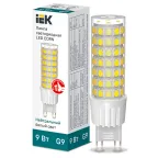                  Лампа светодиодная CORN капсула 9Вт 230В 4000К керамика G9 IEK
               
