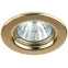 Светильник штампованный MR16,12V/220V, 50W золото ST1 GD