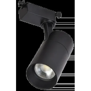 LIGHTING Светильник светодиодный трековый ДТО 1302 20Вт 4000К однофазный 24град черный IEK