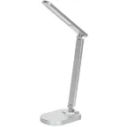                  LIGHTING Светильник светодиодный настольный 2028 5Вт на подставке USB-выход диммер серебро IEK
               