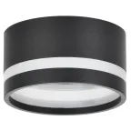                  LIGHTING Светильник 4032 накладной потолочный под лампу GX53 черный IEK
               