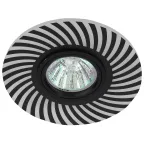                  Светильник встраиваемый KL40 SL/GD/1 алюминевый MR16 12V/220V 50W золото/серебро (
               