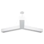                  Светильник LED Geometria Igrek SPO-144-W-40K-066 66Вт 4000К 4000Лм IP40 1200*1200*80 белый подвесной драйвер внутри
               