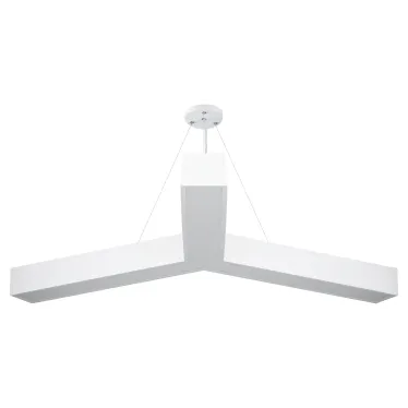 Светильник LED Geometria Igrek SPO-144-W-40K-066 66Вт 4000К 4000Лм IP40 1200*1200*80 белый подвесной драйвер внутри