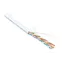 Витая пара U/UTP кат 5e 4 пары AWG24 solid IN LSZH нг(А)-HF белый 100м
