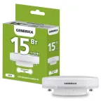                  Лампа светодиодная T80 таблетка 15Вт 230В 4000К GX53 GENERICA
               