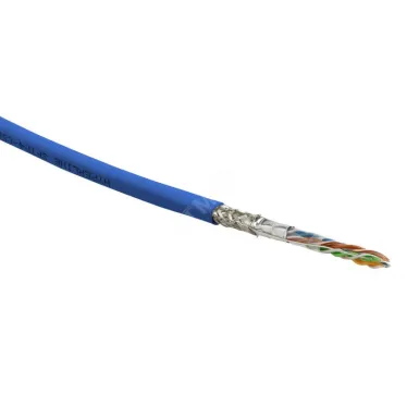 Витая пара SF/UTP кат 5e 4 пары AWG24 solid IN LSZH нг(А)-HF синий 305м