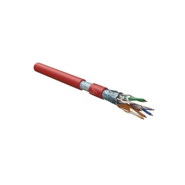 Витая пара F/UTP кат 5e 4 пары AWG24 solid IN LSZH нг(А)-HF красный 305м