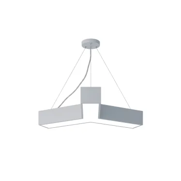 Светильник LED Geometria Igrek SPO-141-W-40K-028 28Вт 4000K 1750Лм IP40 600х80 белый подвесной драйвер внутри