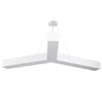                  Светильник светодиодный Geometria Igrek SPO-144-W-40K-066 66Вт 4000К 4000Лм IP40 1200*1200*80 белый подвесной
               