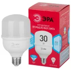 Лампа LED POWER T80-30W-4000-E27 R E27 R 30 Вт нейтральный белый свет колокол RED LINE ЭРА колокол RED LINE ЭРА
