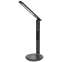 LIGHTING Светильник светодиодный настольный 2011 7Вт на подставке QI-заряд USB-выход кожа черный IEK