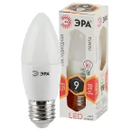                  Лампа светодиодная LED B35-9W-827-E27 (диод, свеча, 9Вт, тепл, E27 (10/100/3500)
               