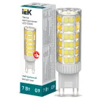                  Лампа светодиодная CORN капсула 7Вт 230В 4000К керамика G9 IEK
               
