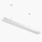                  Светильник LED Geometria Block SPO-114-W-40K-036 36Вт 4000К 2800Лм IP40 1200*130*50 белый подвесной драйвер внутри
               