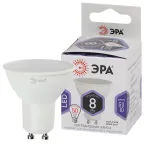                  Лампа светодиодная LED MR16-8W-860-GU10 (диод софит 8Вт холод GU10) (10/100/4200)
               