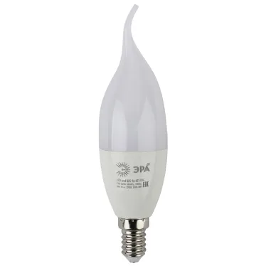 Лампа светодиодная LED 9 Вт 720Лм 2700К свеча на ветру теплый E14 170-265В LED BXS-9W-827-E14 Standart
