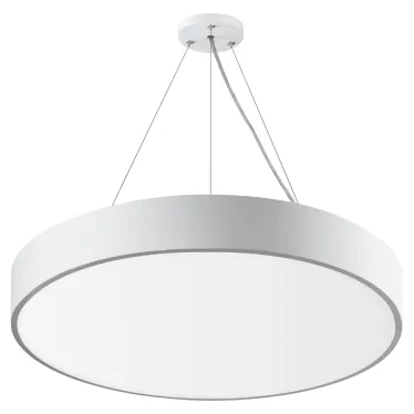 Светильник LED Geometria Ring SPO-132-W-40K-088 88Вт 4000К 6000Лм IP40 800*80 белый подвесной драйвер внутри