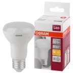 Лампа светодиодная LED 7Вт Е27 STAR R63 (замена 60Вт), теплый белый свет Osram