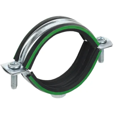 ELASTA Скоба металлическая двухкомпонентная с резиновым уплотнителем d-60-65мм IEK