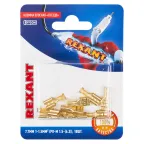 Клемма плоская гнездо 7.7 мм 1-1.5 кв мм (РП-м 1.5-(6.3)), 10 шт, REXANT