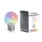 Лампа светодиодная LED 1вт Е27 RGB прозрачный плавная смена цвета шар