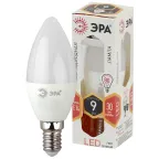                  Лампа светодиодная LED B35-9W-827-E14 (диод, свеча, 9Вт, тепл, E14 (10/100/3500)
               