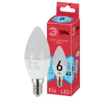                 Лампа светодиодная RED LINE LED B35-6W-840-E14 R E14 / Е14 6 Вт свеча нейтральный белый свет
               