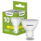                  Лампа светодиодная PAR16 софит 10Вт 230В 3000К GU10 GENERICA
               