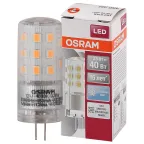 Лампа светодиодная LED 3,5Вт G4 12V STAR PIN40(замена 40Вт) белый, прозр. Osram