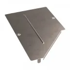                  Крышка переходника левого Стандарт INOX (AISI 409) 500х300
               