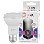                  Лампа светодиодная Е27 8Вт рефлектор холодный дневной свет STD LED R63-8W-860-E27 Е27/ ЭРА
               