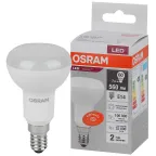                  Лампа светодиодная LED 7 Вт E14 4000К 560Лм гриб 220 В (замена 60Вт) OSRAM
               