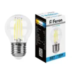 Лампа светодиодная LED 15вт Е27 дневной шар FILAMENT