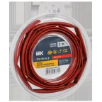 Трубка термоусадочная ТТУ нг-LS 6/3 красная (2м/упак) IEK