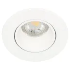 Встраиваемый светильник декоративный KL90 WH MR16/GU5.3 белый, пластиковый (MR16/GU5.3 в комплект не входит)