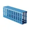 Короб перфорированный синий RL12 80x40
