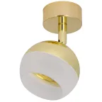                 LIGHTING Светильник 4011 накладной настено-потолочный под лампу GX53 золото IEK
               
