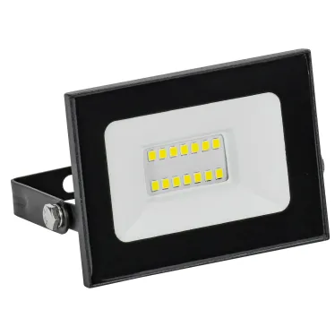 Прожектор светодиодный СДО 001-20 6500К IP65 черный GENERICA