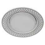                  Светильник под лампу Gx53 круглый,220V,13W,белый/хром KL79 WH/CH
               