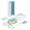 Connect Миниколонна 1-сторонняя на 2 CIMA-модуля 336х715(125)х1095(164) мм SC белый