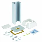                  Connect Миниколонна 1-сторонняя на 2 CIMA-модуля 336х715(125)х1095(164) мм SC белый
               