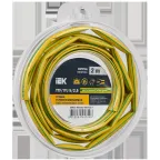 Трубка термоусадочная ТТУ нг-LS 5/2,5 желто-зеленая (2м/упак) IEK