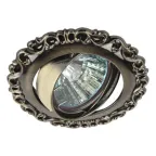                  Светильник литой MR16,12V/220V, 50W бронза (100/2100)
               