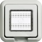 Крышка влагозащитная IP55 Idrobox серый RAL7035 2 модуля