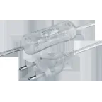 Шнур NPS-FS-170-2x0.5-TR 1.7м с выкл. прозр. Navig
