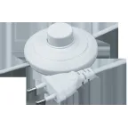 Шнур NPS-FS01-170-2x0.5-WH 1.7м с выкл. белый Nav